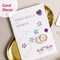 Wrapables Hearts and Jewels Acrylic Crystal Rhinestone Gem Stickers for DIY Arts & Crafts (5 Sheets)